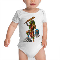 Aztec Skull Warrior Baby Bodysuit | Artistshot