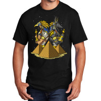 Egyptian Gods Anubis Ra Ankh Pyramids Mythology Basic T-shirt | Artistshot