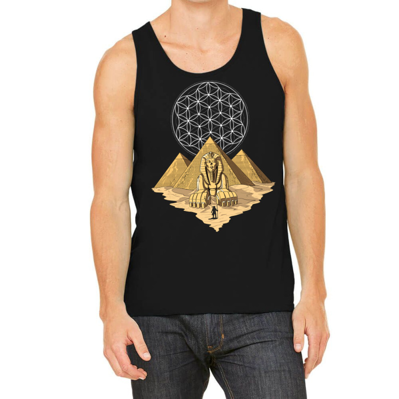 Egyptian Pyramids Sphinx Sacred Geometry Tank Top | Artistshot