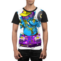 Ganesha Psychedelic Dj Graphic T-shirt | Artistshot