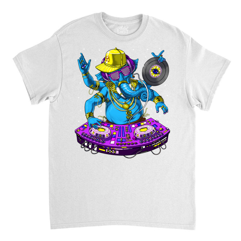 Ganesha Psychedelic Dj Classic T-shirt | Artistshot