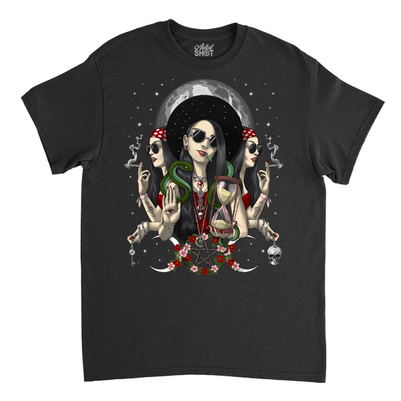 Hecate Tripple Moon Goddess Classic T-shirt by Rob Store | Artistshot