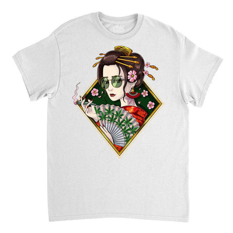 Japanese Geisha Hippie Classic T-shirt | Artistshot