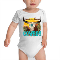 Simmer Down Cowboy Baby Bodysuit | Artistshot