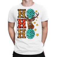 Gemstone And Reindeer Christmas Ho Ho Ho T-shirt | Artistshot