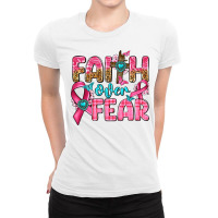 Faith Over Fear Ladies Fitted T-shirt | Artistshot