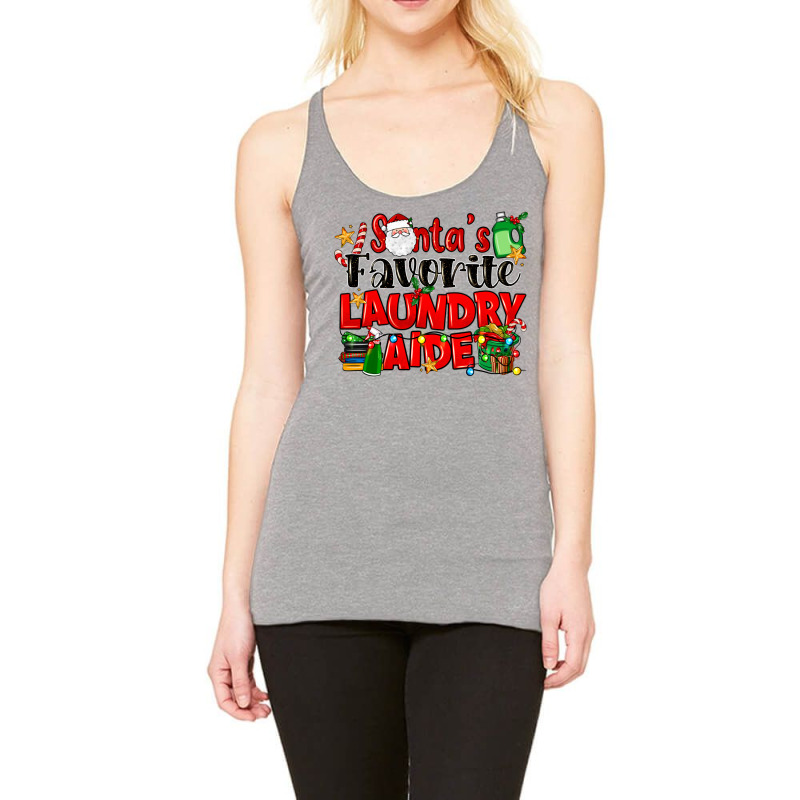 Santas Favorite Laundry Aide Racerback Tank by LillyAllenDesigns | Artistshot