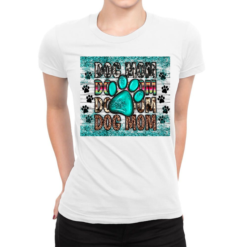 Dog Mom Ladies Fitted T-Shirt by Neo Western | Artistshot