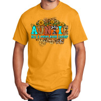 Auntie Like A Mom Only Cooler Basic T-shirt | Artistshot