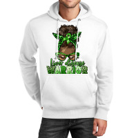 Liver Disease Warrior Afro Messy Bun Unisex Hoodie | Artistshot