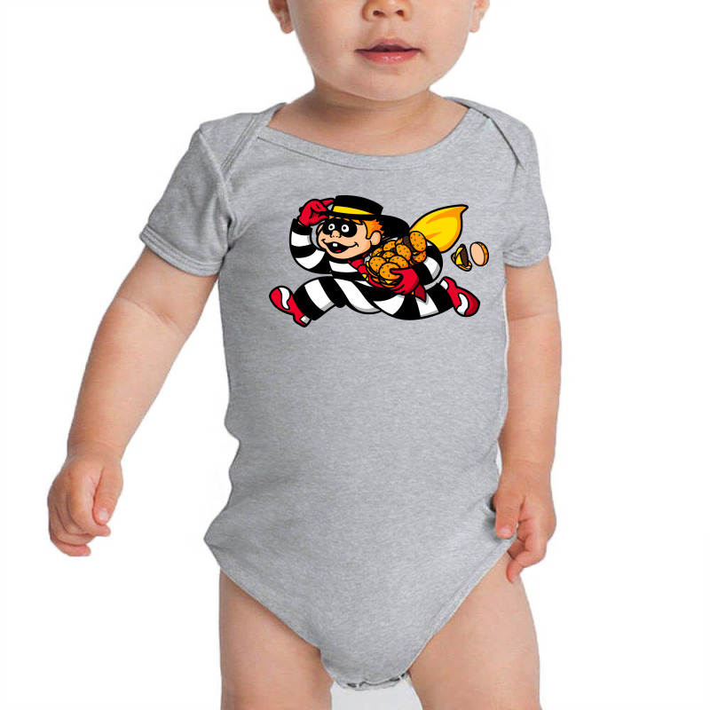 Burger Theft! Baby Bodysuit by Raffiti | Artistshot