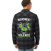 Science Not Silence Flannel Shirt | Artistshot