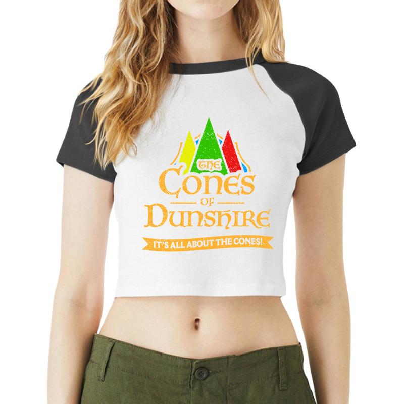 The Cones Of Dunshire Raglan Crop Top by TomArt | Artistshot