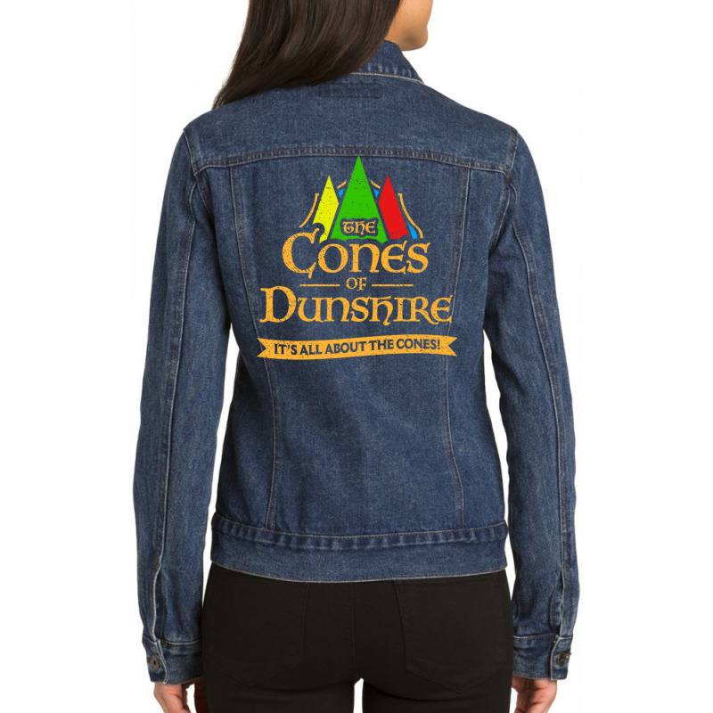 The Cones Of Dunshire Ladies Denim Jacket by TomArt | Artistshot