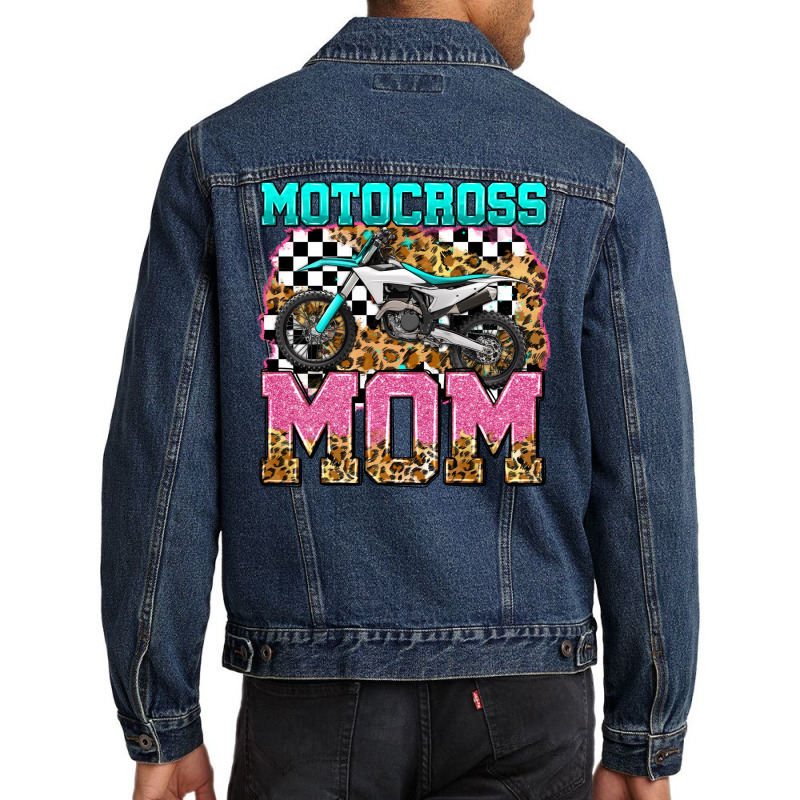 Motocross Mom Men Denim Jacket by Neo Western | Artistshot