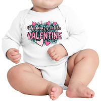 Mommy's Little Valentine Long Sleeve Baby Bodysuit | Artistshot