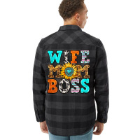 Wife Mom Boss Flannel Shirt | Artistshot