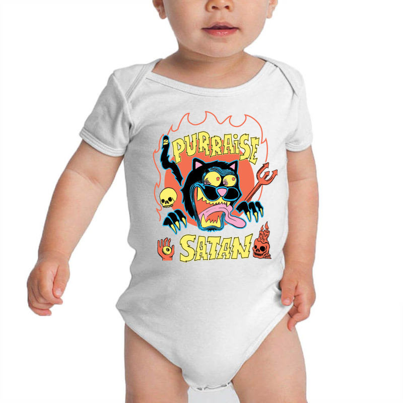 Purraise Satan Baby Bodysuit by Jeorge | Artistshot