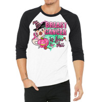 Breast Cancer Is Boo Shit 3/4 Sleeve Shirt | Artistshot