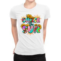 Chase The Sun Ladies Fitted T-shirt | Artistshot