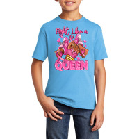 Survivor Queen Breast Cancer Afro Girl Sneakers Basic Youth T-shirt | Artistshot