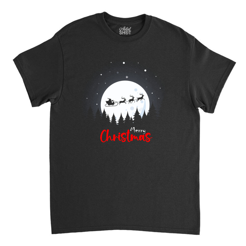 Christmas Contrast Moonlight Classic T-shirt | Artistshot