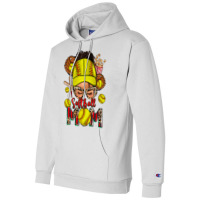 Softball Mom Messy Bun Champion Hoodie | Artistshot