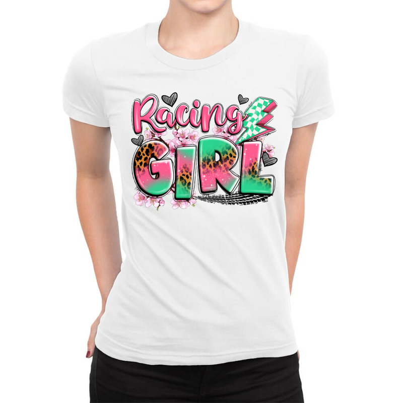 Racing Girl Ladies Fitted T-Shirt by Neo Western | Artistshot