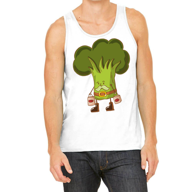 Mr. Broccoli Christmas Shopping Tank Top | Artistshot