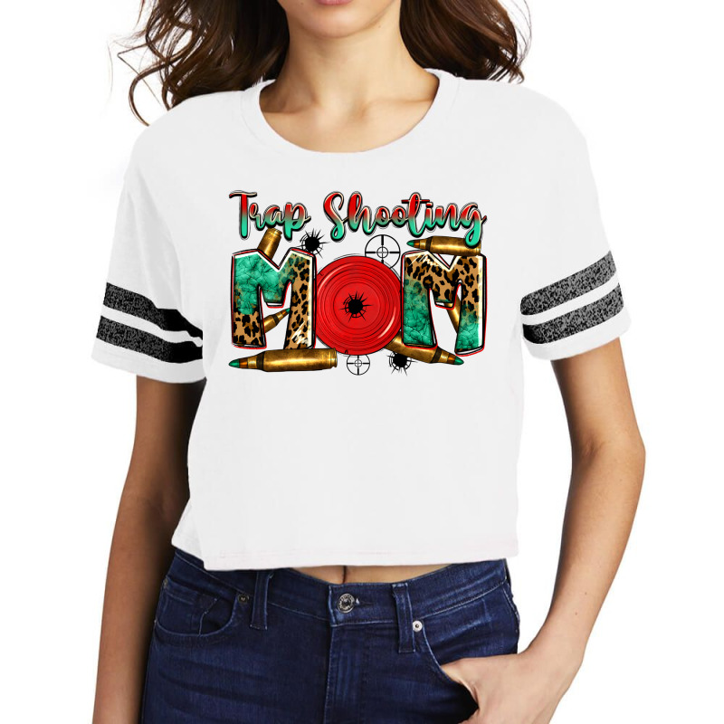 Trap Shooting Mom Scorecard Crop Tee by Neo Western | Artistshot