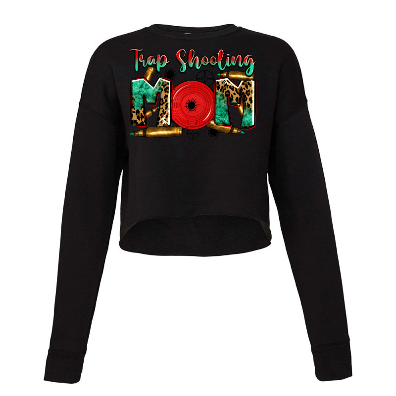 Trap Shooting Mom Cropped Sweater by Neo Western | Artistshot