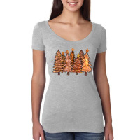 Melanin Christmas Trees With Lights Women's Triblend Scoop T-shirt | Artistshot