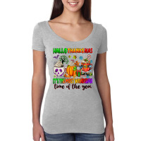 Hallothanksmas It's The Most Wonderful Time Women's Triblend Scoop T-shirt | Artistshot