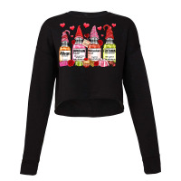 Nurse Valentine Vaccine Ampoules Cropped Sweater | Artistshot