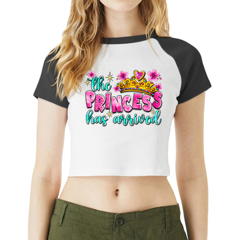 The Princess Has Arrived Raglan Crop Top by Neo Western | Artistshot