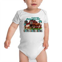 Pray Till The Cows Come Home Western Baby Bodysuit | Artistshot