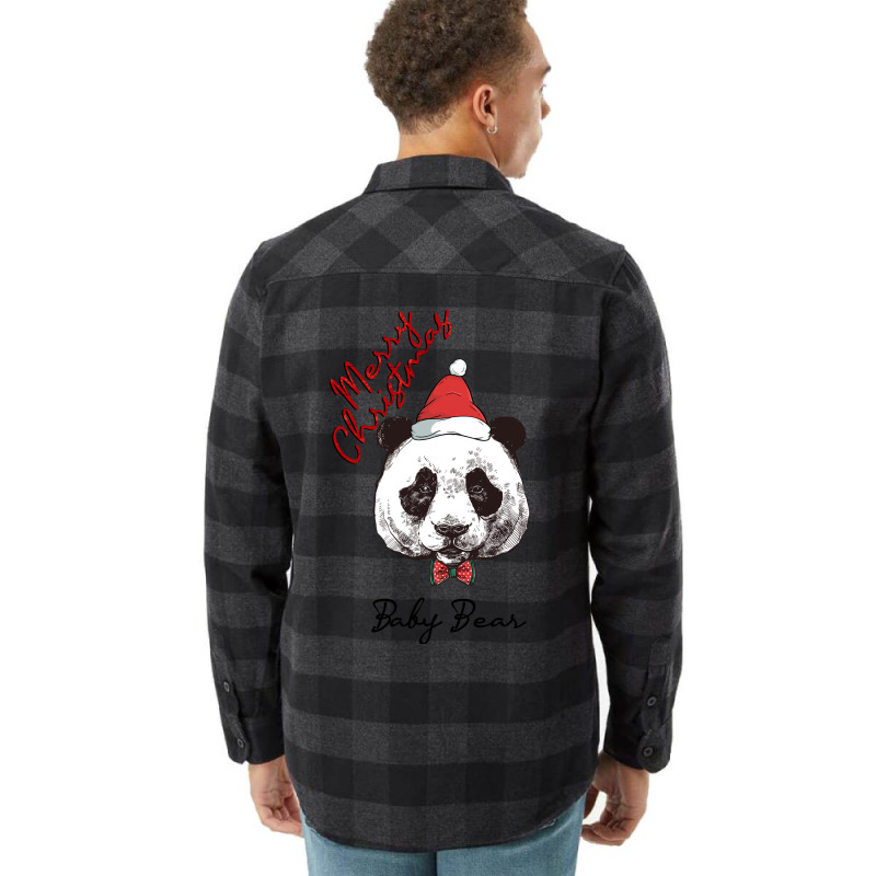 Merry Christmas Baby Bear Flannel Shirt | Artistshot