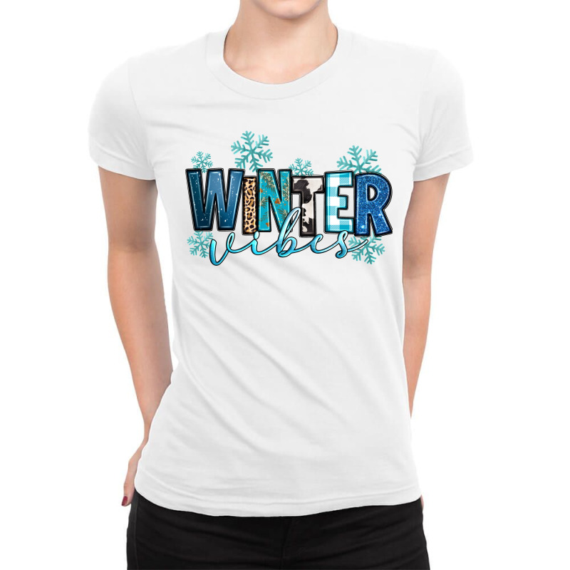 Winter Vibes Ladies Fitted T-Shirt by Neo Western | Artistshot