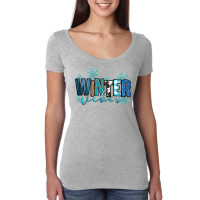 Winter Vibes Women's Triblend Scoop T-shirt | Artistshot