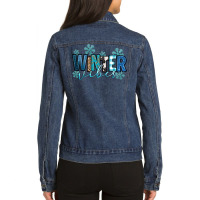 Winter Vibes Ladies Denim Jacket | Artistshot