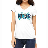 Winter Vibes Women's V-neck T-shirt | Artistshot