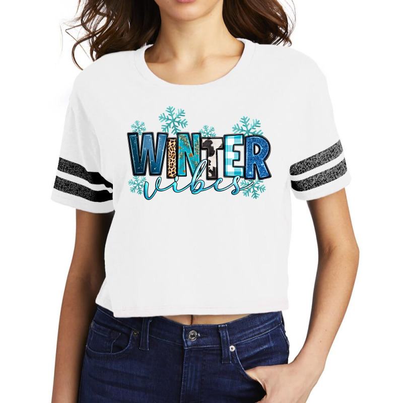 Winter Vibes Scorecard Crop Tee by Neo Western | Artistshot