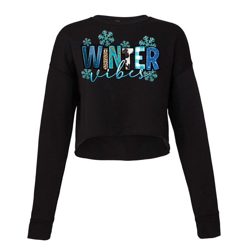 Winter Vibes Cropped Sweater by Neo Western | Artistshot