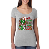 This Super Hero Wear Scrubs Christmas Women's Triblend Scoop T-shirt | Artistshot