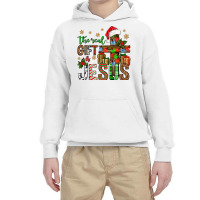 The Real Gift Is Jesus Christmas Youth Hoodie | Artistshot