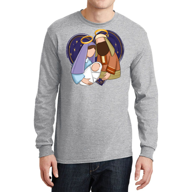 Holy Night Jesus Birth Long Sleeve Shirts | Artistshot