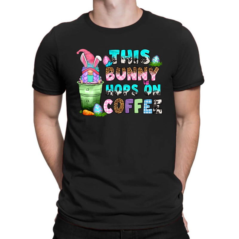 This Bunny Hops On Coffee T-shirt | Artistshot