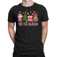 Pink Christmas 'tis The Season Gnome T-shirt | Artistshot