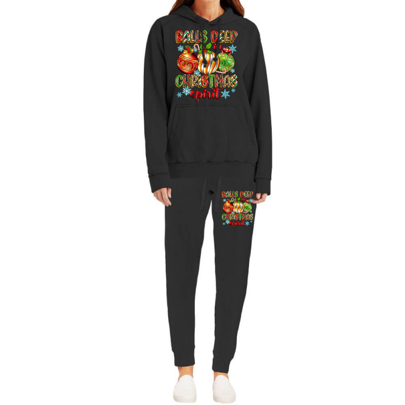 Balls Deep In Christmas Spirit Hoodie & Jogger Set | Artistshot