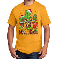 Christmas Cactus Feliz Navidad Basic T-shirt | Artistshot